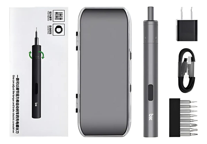 Set Destornillador Eléctrico Mini 27 Pzs Servicio Móvil - Gris