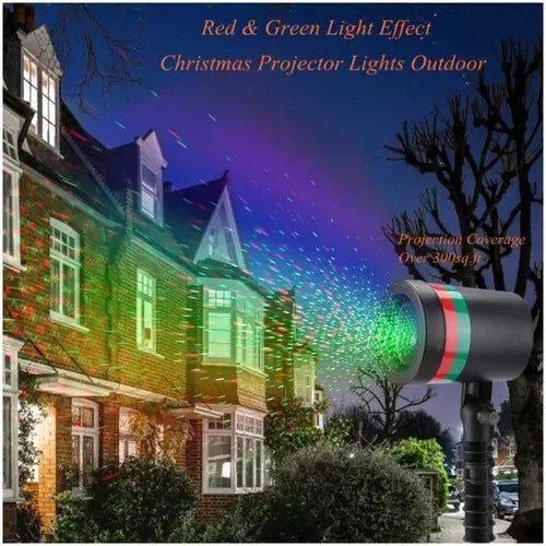 Proyector De Navidad Para Exteriores Con Luces Láser Led Variado