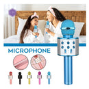 Microfono Karaoke Bluetooth -altavoz Ws 858 Infantil Color Negro