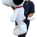 Perro Snoopy Peluche Gigante 80cm Blanco Y Negro