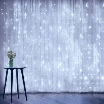 Luces Navidenas Led De Cortina, 200 Luces, Impermeables
