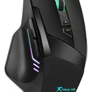 Combo Gamer 3en1 Xtrike Me Teclado Mouse Pad Pc Gaming Juego Color del teclado Negro