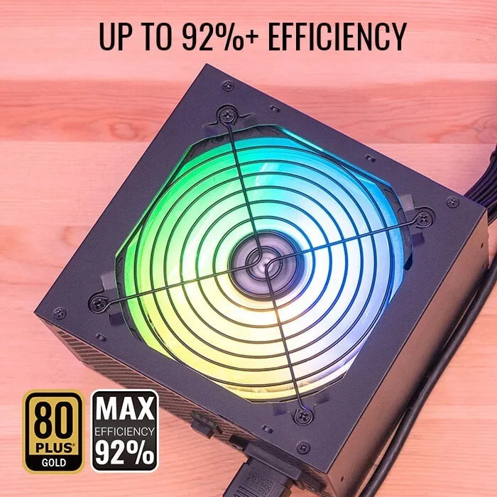 Fuente de poder para PC AeroCool Dorado 850W 850W negra