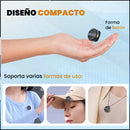 Microfono de Solapa Inalambrico Moneda con Cancelacion de Ruido 2 en 1 iPhone Android Tipo C Lavalier RunBike Lark Sx21 con Antipop Negro