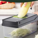 Mandolina Cortador Verduras Multi Picador Vegetales 15 En 1 Verde
