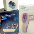 Combo X3 Productos Tensiómetro Recargable+oximetro+termometr Blanco