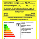 Nevera Mabe Frost Convencional 211 Lts Grafito | Rmu210nacg1 Grafito