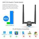 Adaptador Inalambrico Usb Wifi Para Pc 802.11ac 1200 Mbps