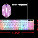Mouse Y Teclado Gamer Rgb Aoas M-400 Blanco