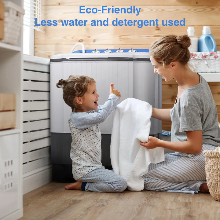 Iorbur Lavadora Y Secadora Portatil De 24 Libras, Lavadora P