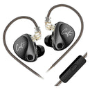 Audífonos Kz Castor Bass Edition Microfono In Ear 4 Driver Negro