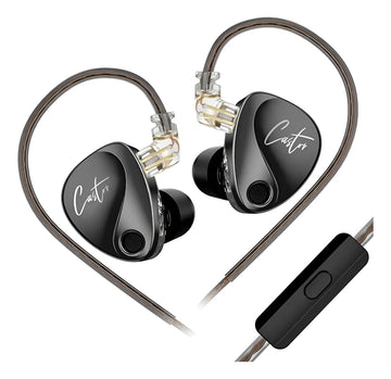Audífonos Kz Castor Bass Edition Microfono In Ear 4 Driver Negro
