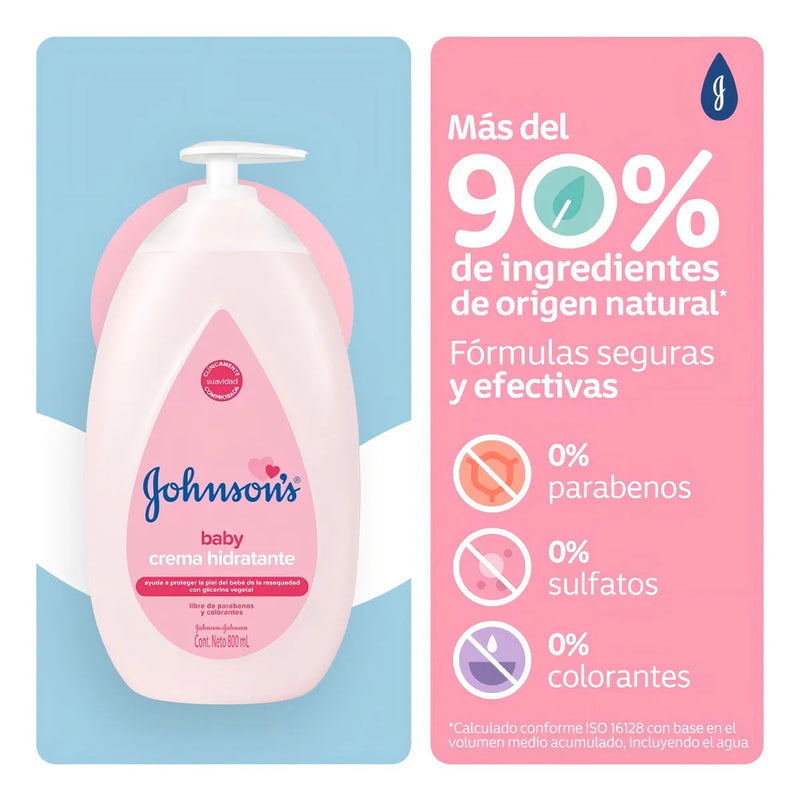 Crema Corporal Bebé JOHNSON'S Original 800 ML