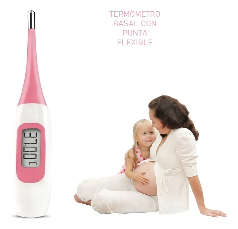 Termómetro corporal basal flexible para ovulación fértil (tcb)