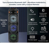 Parlante Torre Seisa Yx-s8301 150w Inalámbrico Negro
