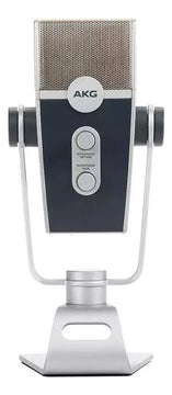Micrófono AKG Lyra Condensador Estéreo color azul/plataS