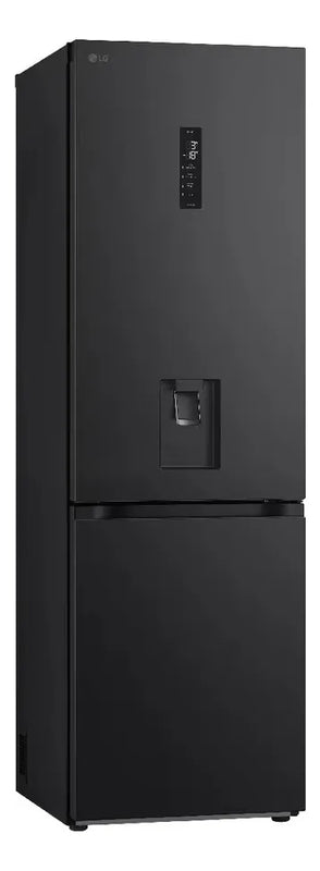 Nevera Lg 343l Bottom Freezer Doorcooling+ Thinq Negro Mate Plateado