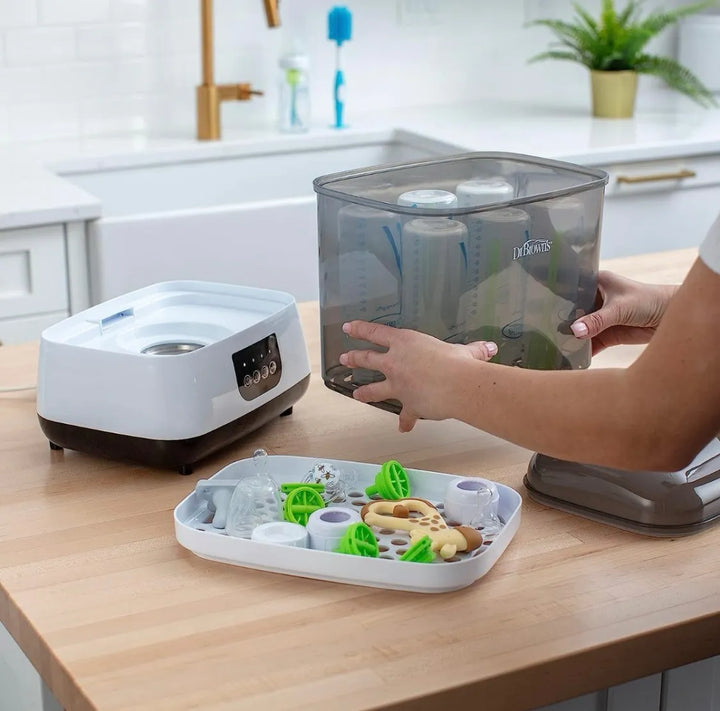 Esterilizador De Teteros Elèctrico A Vapor Dr. Brown Deluxe