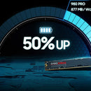 Disco Solido Ssd Samsung 990 Pro 4tb Pcie 4.0 7450 Mbs Nvme Color Negro