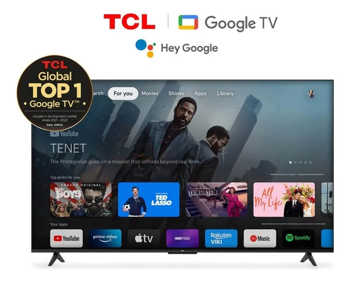 Televisor Tcl 55'' Led Smart Tv Google 55p635 4k-uhd
