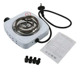 Mini Estufa Eléctrica Fogón Portátil Cocina 1 Puesto Blanco