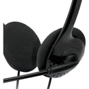 Auriculares Klipxtreme Para Conferencias Ksh-280 Call Center Color Negro