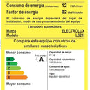 Lavadora Electrolux carga superior 21Kg impeller perfect care gris LS21I