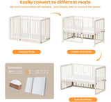 Cuna Joymor 8 En 1 Ultra Versátil Y Seguro