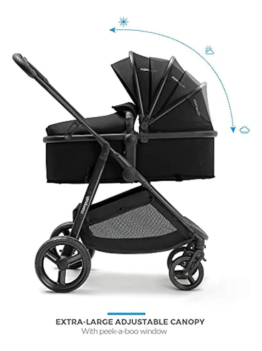 Asiento 2 En 1: Moisés Y Cochecito Plegable, Neumáticos Todo