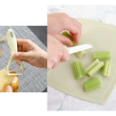 Set Pelapapas Tabla Cuchillo Pelador Frutas Verduras Acero Color Variado