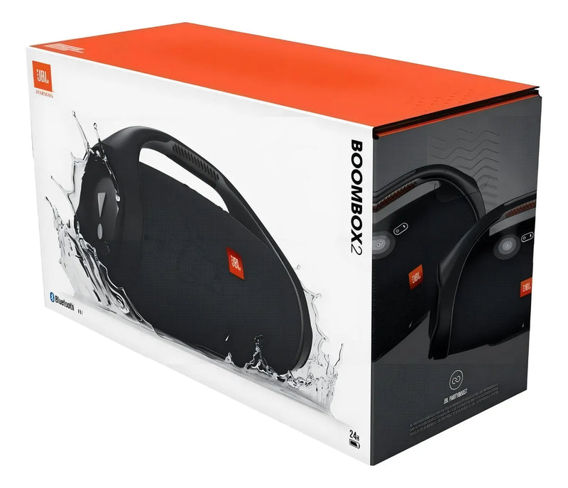 Parlante JBL Boombox 2 portátil con bluetooth waterproof black