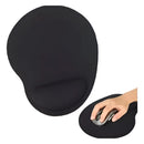 Mousepad Negro Con Soporte En Gel Ergonómico Antideslizantes