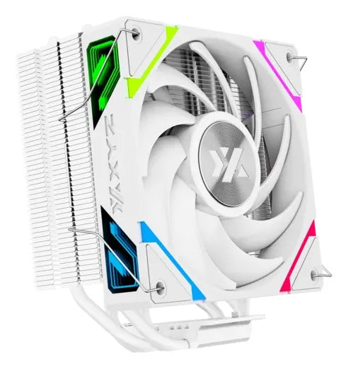 Cooler Cpu Xyz Thermax 4 White Vortex Argb Fan Pwm Control