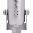 Micrófono Blue Yeti Condensador Omnidireccional color silverS