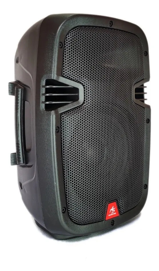 Parlante American Sound 8 Pulgadas Profesional+microfono Negro