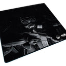 Alfombra Gamer Para Silla Epik Xxxl 88x90cm Diseños Variados Negro