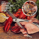 Tijeras Cocina Multiusos Para Alimentos Acero Inox