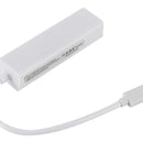 Adaptador De Usb Tipo C A A Rj45 Base 100+ 3 Puertos Usb 2.0