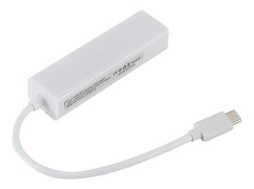 Adaptador De Usb Tipo C A A Rj45 Base 100+ 3 Puertos Usb 2.0