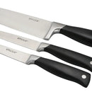 Set 3 Cuchillos Chef Multiusos Imusa 5861030379 Color Negro