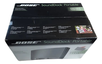 Parlante Bose Sounddock Portable - Gloss Black Plateado,negro