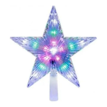 Estrella Led Multicolor Para Árbol De Navidad Colores