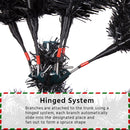 Yaheetech - Arbol De Pino Artificial De Halloween Negro De 6