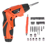 Juego De Destornilladores Eléctricos De Litio Usb - Naranja - 60hz