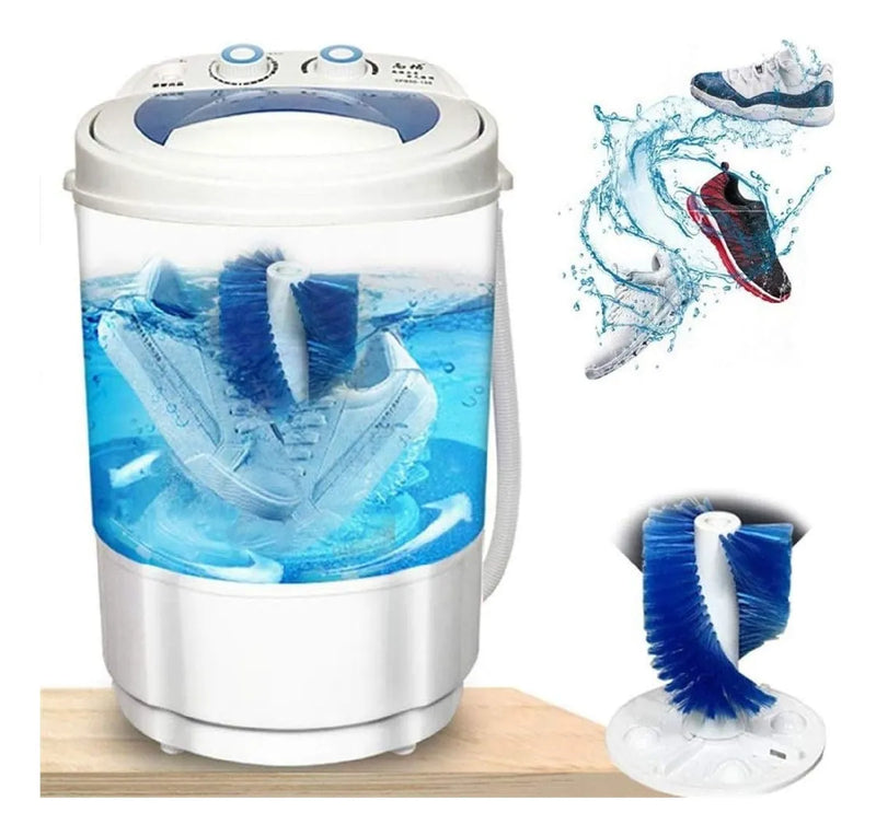Mini Lavadora Portátil, Semiautomática Blanco