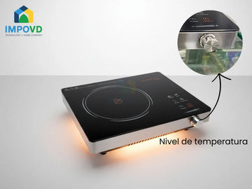 Estufa Induccion Electrica Portatil Practica Segura Rapida Negro