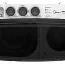 Lavadora Midea Twin Force Carga Superior 10.1kg Blanca