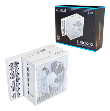 Fuente De Poder Lian Li Edge 1000w 80 Plus Platino White Blanco