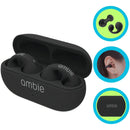Auriculares deportivos inalámbricos Bluetooth Ambie, color negro