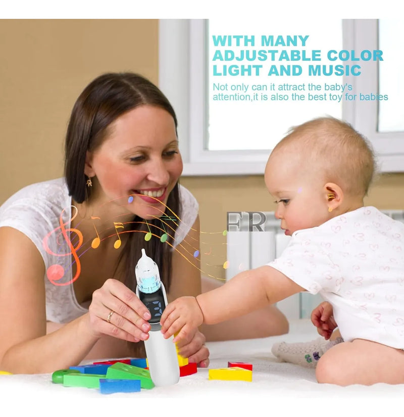 Aspirador Nasal Para Bebe Succión Eléctrica De Nariz Blanco